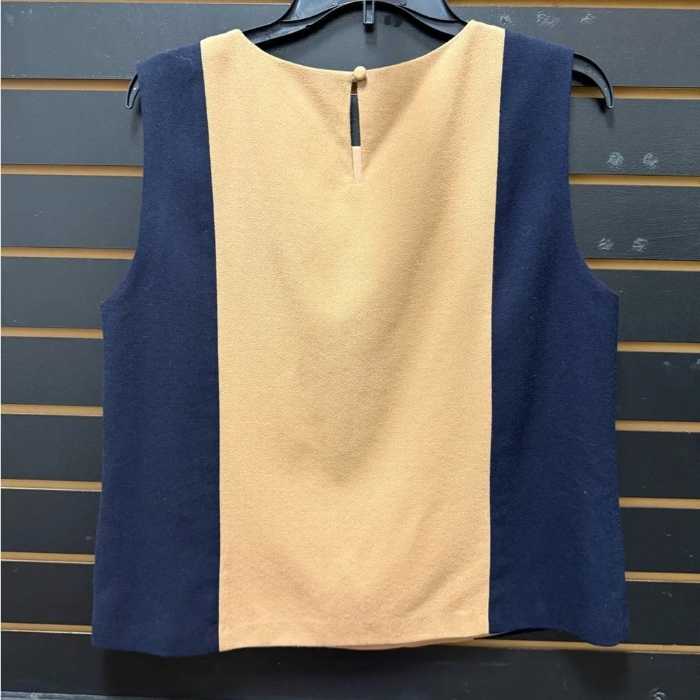 J.Crew Wool Colorblock Sleeveless Top – Size 12